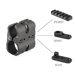 Toni System Tactical Barrel Clamp for 12 Gauge – Modular Design, No Picatinny