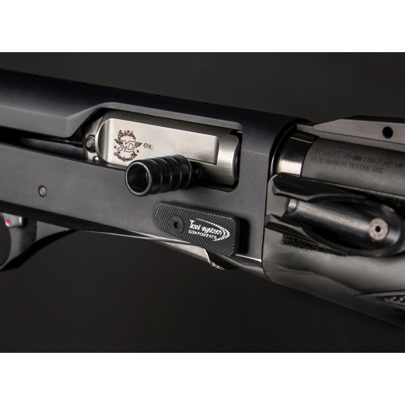 Oversized release button for Breda B12I