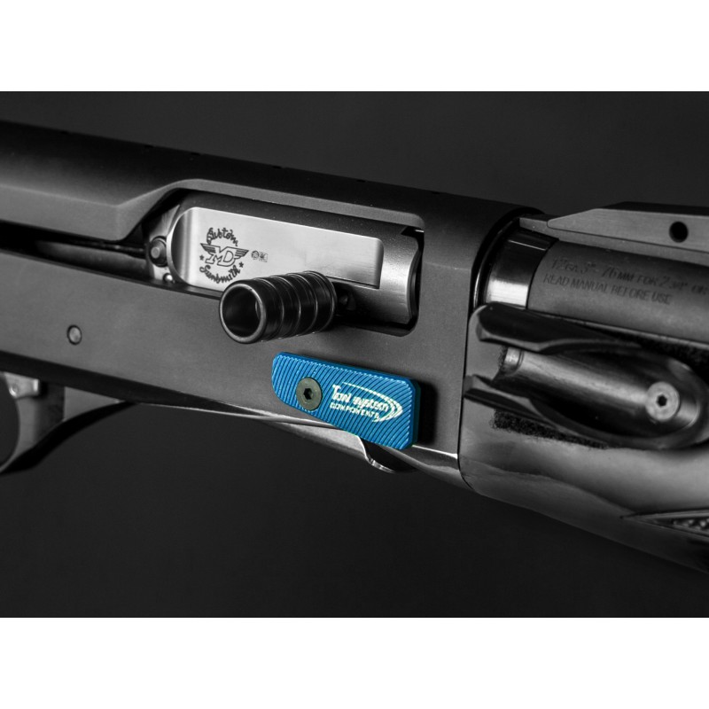 Oversized release button for Breda B12I