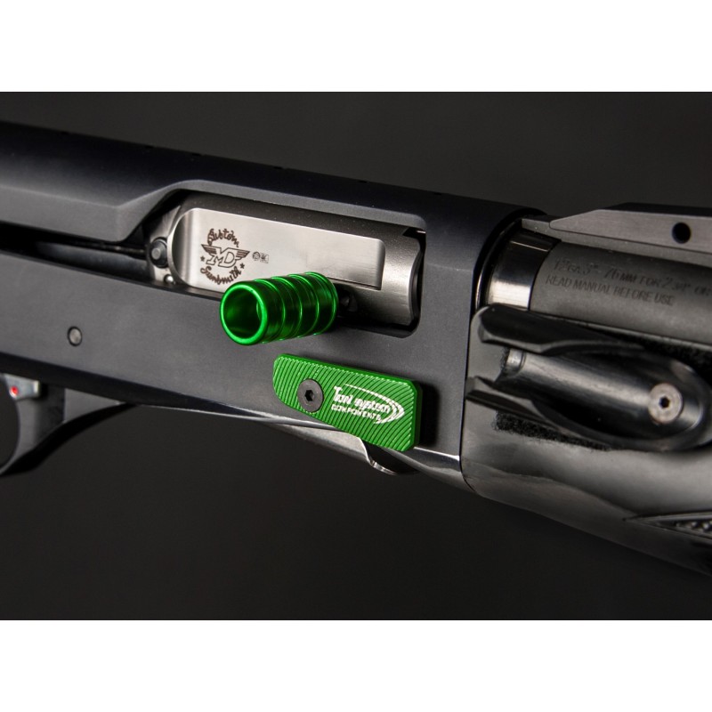 Oversized release button for Breda B12I