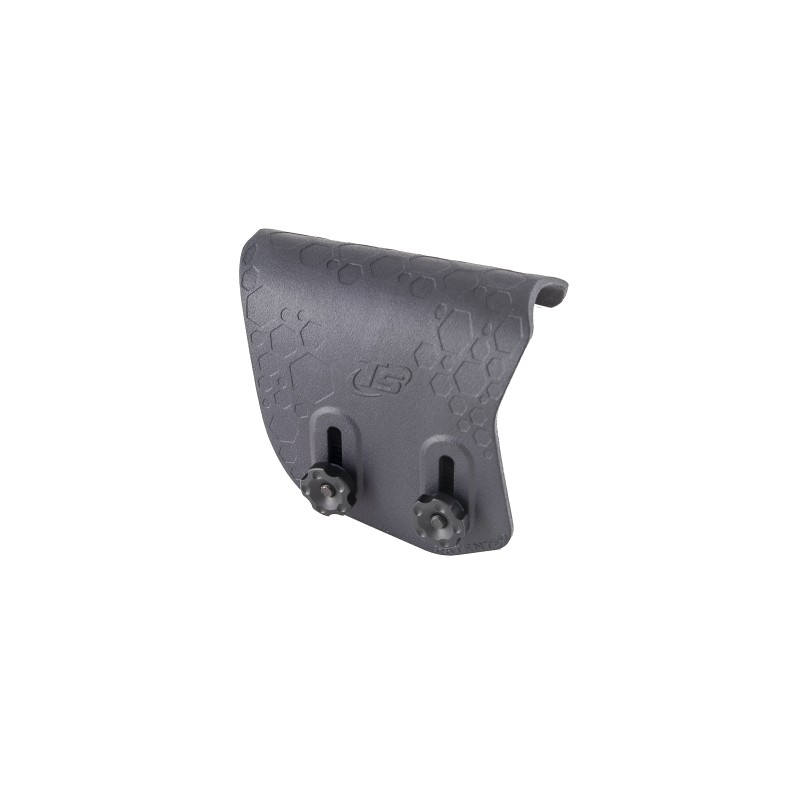 Small adjustable cheek rest for shotguns for left hand shooter