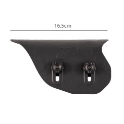Adjustable cheek rest for shotguns for left hand shooter