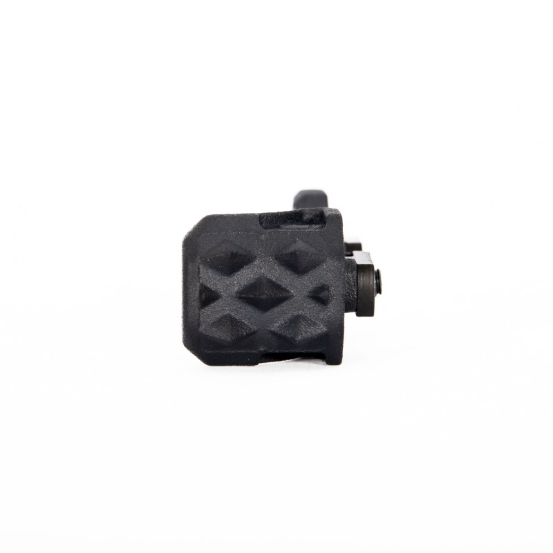 M-Lok barricade stop with finger rest