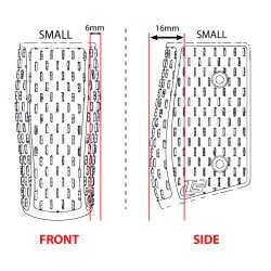 Impugnatura Small track wraparound in polimero per Canik Rival-S