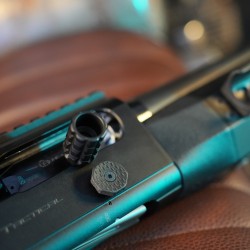 Octagonal increased release button TST for Beretta 1301