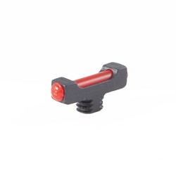 Threaded front sight diameter 4,0mm - red optic fiber 2 mm