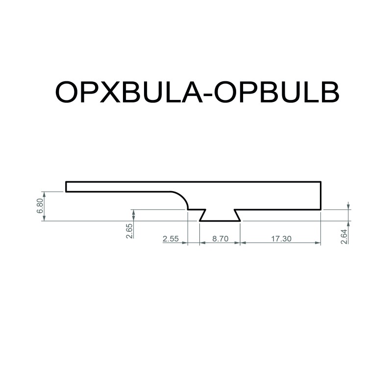 Red dot dovetail base plate (type A) for Bul Sas II UR-SL