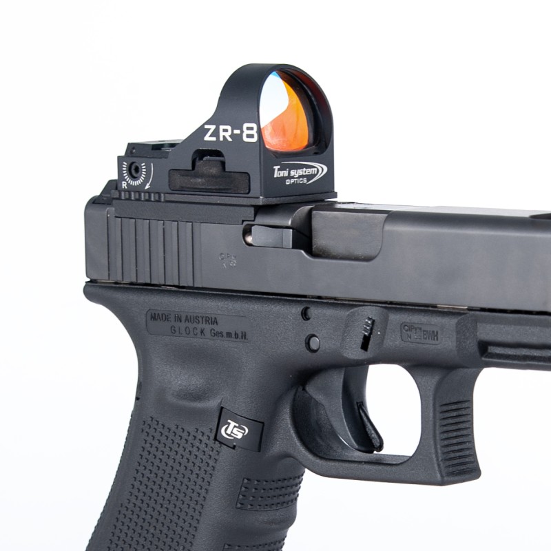 Base piastrina tipo B per red dot su Glock MOS – Toni System