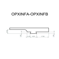 Dovetail base plate for red dot (type A) for Infinity