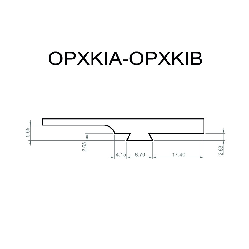 Red dot base plate (type A) for 1911 Kimber - BUL M5 1911 - 1911 BOMAR SIGHT