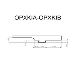 Red dot dovetail plate (type B) for 1911 Kimber - BUL M5 1911 - 1911 BOMAR SIGHT