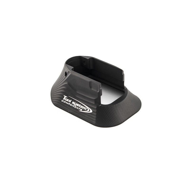 Aluminum open magwell for Tanfoglio small frame