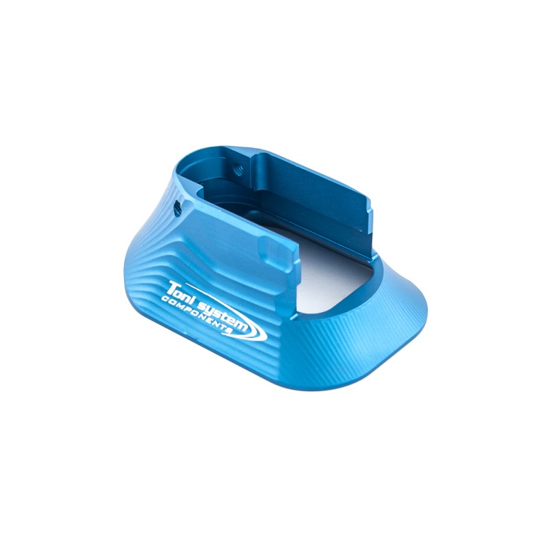 Aluminum open magwell for Tanfoglio small frame