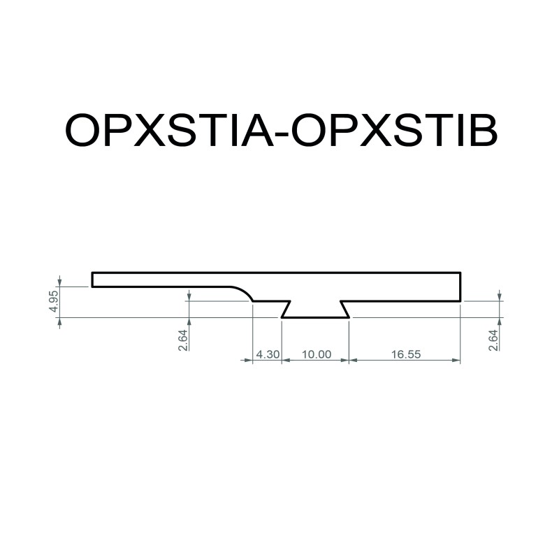 Dovetail base plate for red dot (type A) for STI 1911 - 1911 TROJAN