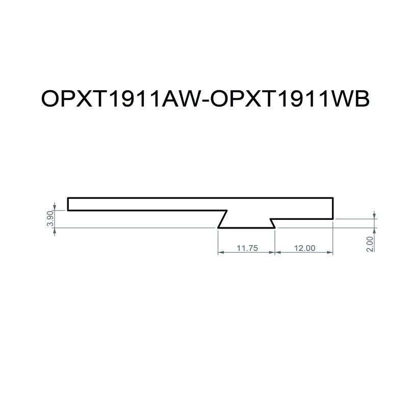 Base red dot tipo B per Tanfoglio 1911 Witness – Toni System