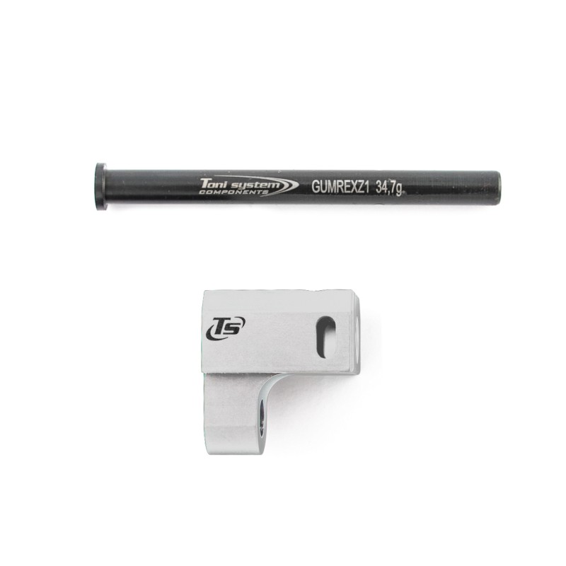 Compensator with steel spring guide rod for Arex Rex Zero 1 Tactical