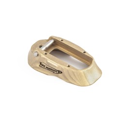 Brass magwell for 3D grips for 1911