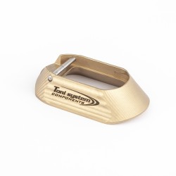 Open magwell in brass for Bul Sas II