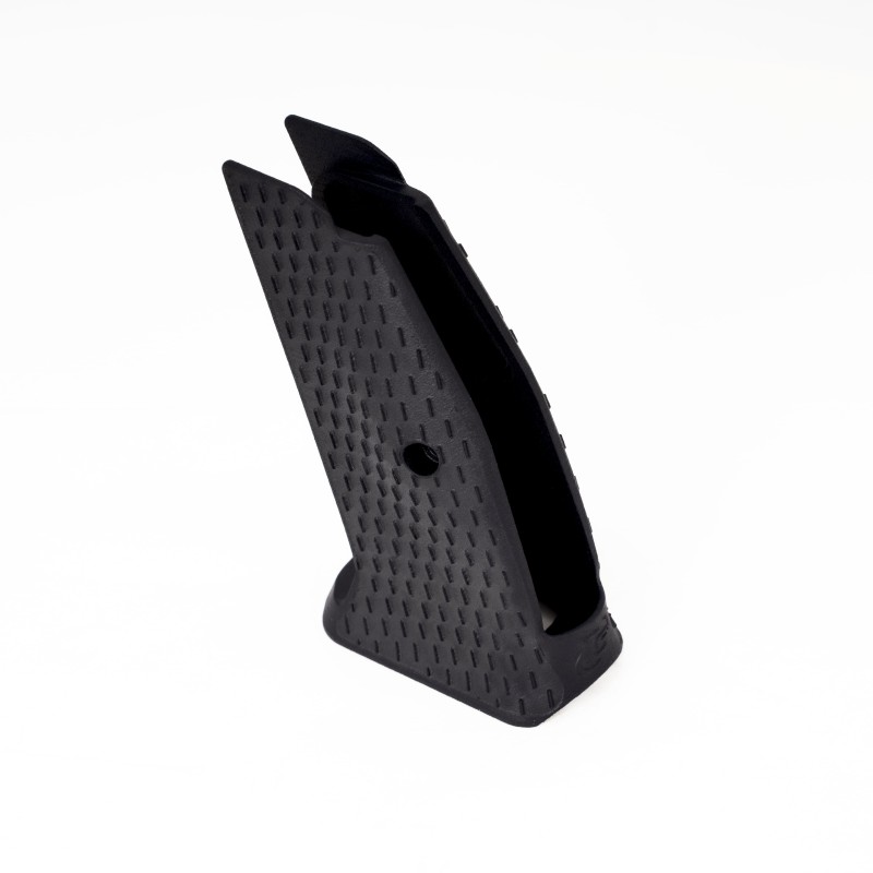 Track grip in polymer with magwell for CZ SP01