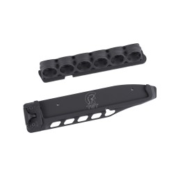 Porta cartuccia laterale base in alluminio 6 cartucce cal.12 per Benelli M2 gen.1