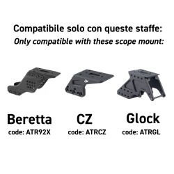Adattatore per interfaccia Aimpoint Acro per staffa footprint Trijicon