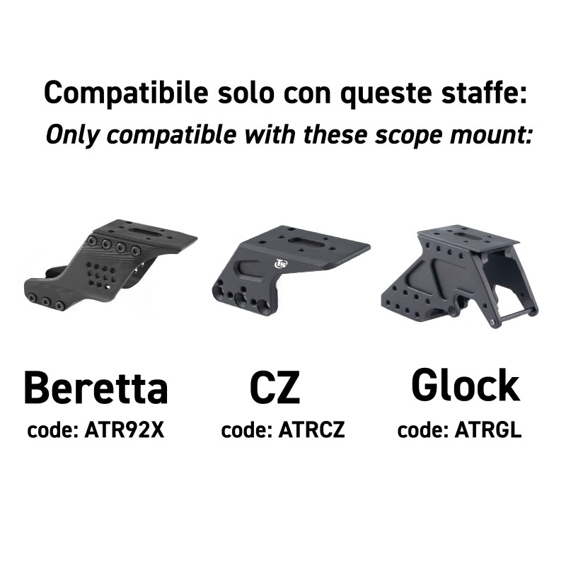 Adattatore per interfaccia Aimpoint Acro per staffa footprint Trijicon