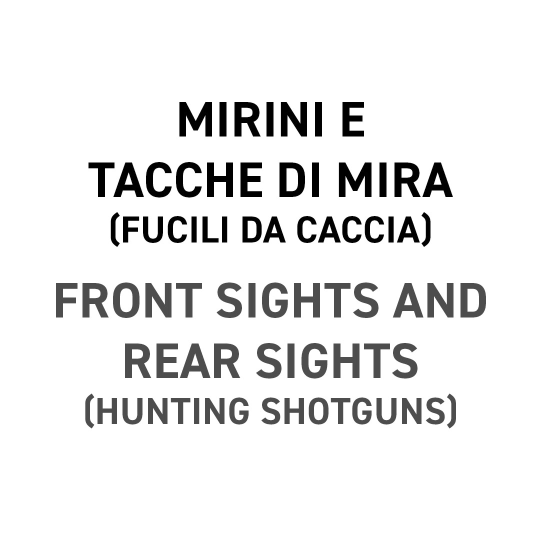 Mirini e tacche di mira(fucili da caccia)